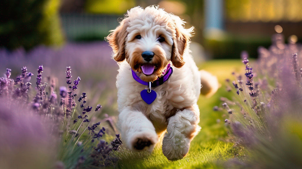 “Purple Girl” Mini Goldendoodle- Playful, Sweet-Natured