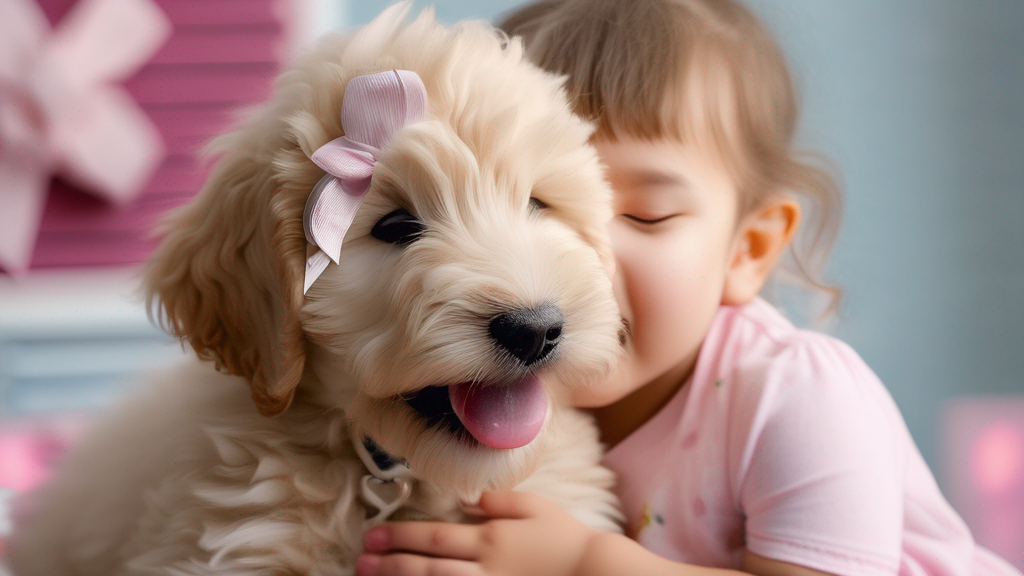 “Pink Girl” Mini Goldendoodle- Affectionate & Ready Soon